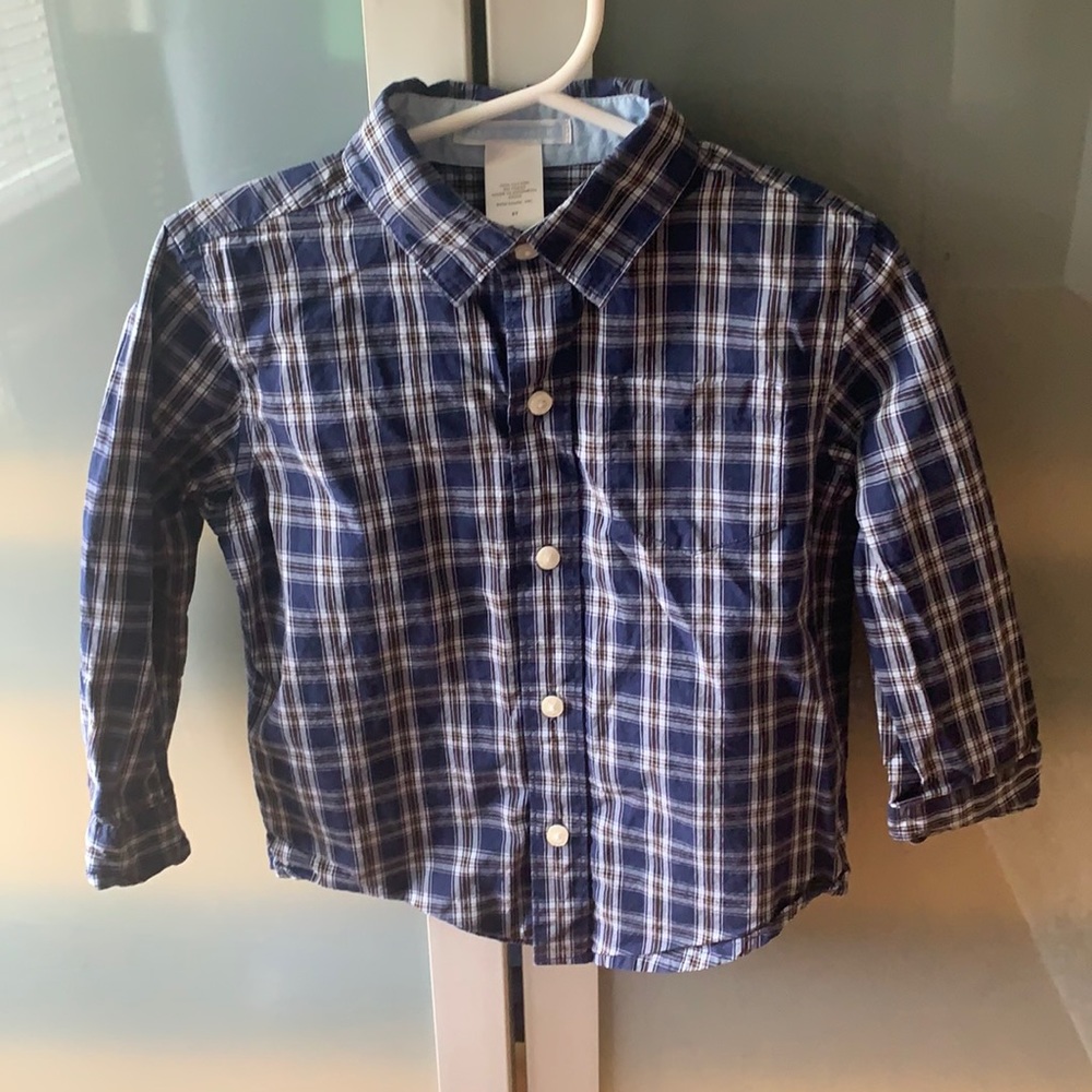 Janie and Jack Button Down Collared Dress Shirt